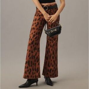 Anthropologie - Junie High-Rise Wide-Leg Flare Jeans by Maeve size 24